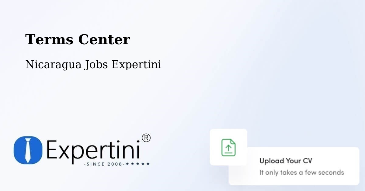Terms of Service – León - Nicaragua Jobs Expertini